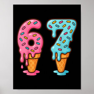 Bysebyll Drip Ice Cream 67 Bysebyll Lifestyle 101 Poster