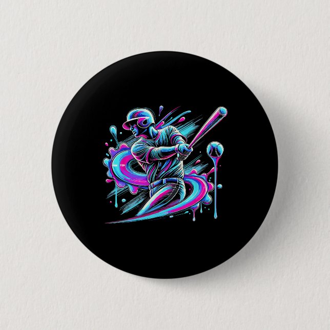 Bysebyll Drip Player Ice Cream  Button (Front)