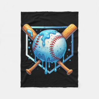 Bysebyll Dripping Ice Cream Drip Youth Boys Byseby Fleece Blanket