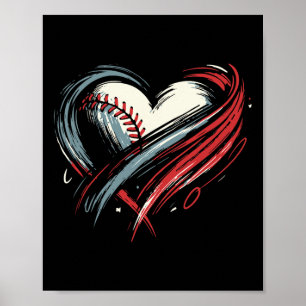 Bysebyll Heart Bysebyll Brushstroke Lover Men Wome Poster