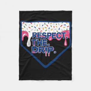 Bysebyll Home Plate Drip For Boys Ice Cream Spinkl Fleece Blanket