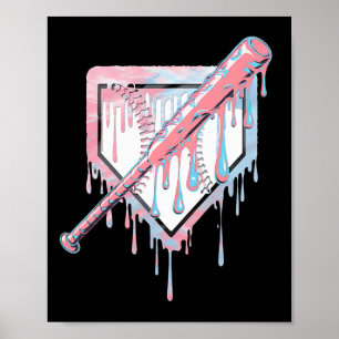 Bysebyll Ice Cream Dripping Bysebyll Home Plate Dr Poster