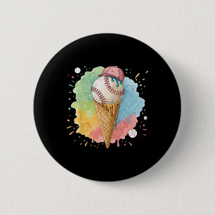 Bysebyll Ice Cream Watercolor Bysebyll 3 Button