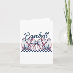 Bysebyll Mama Coquette Bow Game Day Bysebyll Mom M Card