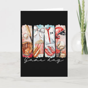 Bysebyll Mama Coquette Bow Game Day Bysebyll Mom M Card