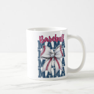 Bysebyll Mama Coquette Bow Game Day Bysebyll Mom M Coffee Mug