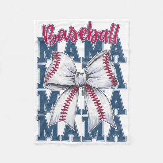 Bysebyll Mama Coquette Bow Game Day Bysebyll Mom M Fleece Blanket