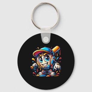 Bysebyll Mascot Drip Bysebyll Drip Bysebyll Ice Cr Keychain