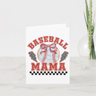 Bysebyll Mom Coquette Bow Family Mommy Mama Women  Card