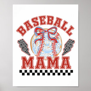 Bysebyll Mom Coquette Bow Family Mommy Mama Women Poster