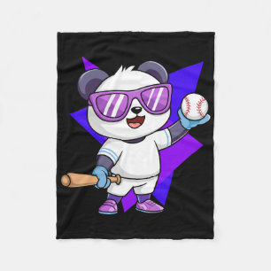 Bysebyll Panda. Panda Sports Fun Bysebyll Enthusia Fleece Blanket