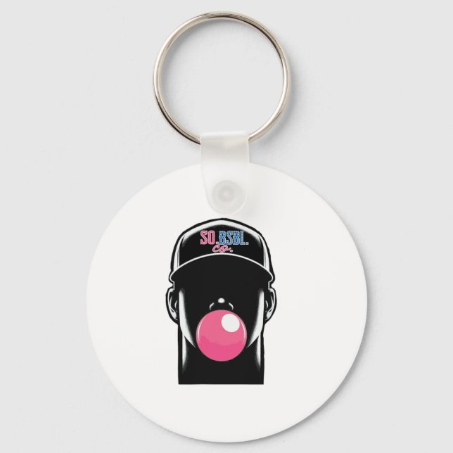 Bysebyll Player Bubble Gum  Keychain (Front)
