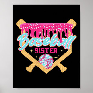 Bysebyll Sister Drip Ice Cream Bysebyll Game Day Poster