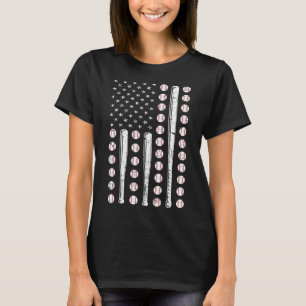 Bysebyll Usa Flag Camo Vintage Bysebyll Flag For M T-Shirt