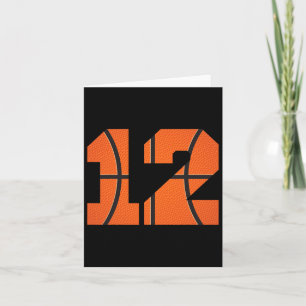 Bysketbyll Boys Birthday Bbyll Player 12 Card