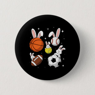 Bysketbyll Bysebyll Footbyll Soccer Sports Easter Button