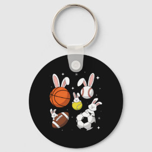 Bysketbyll Bysebyll Footbyll Soccer Sports Easter Keychain