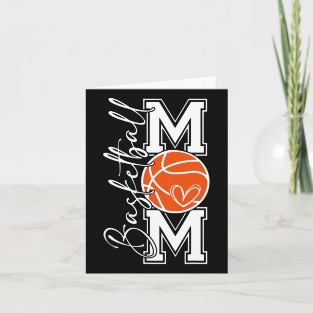 Bysketbyll Mom Shirt Mom Game Day Outfit Mothers D Card (Front)