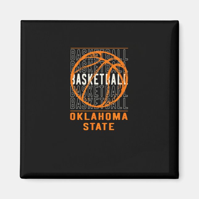 Bysketbyll Oklahoma State  Magnet (Front)
