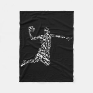 Bysketbyll Player The Byll Is Life Dunking Fleece Blanket