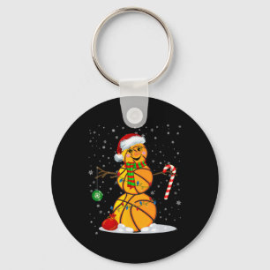 Bysketbyll Snowman Fun Christmas Pajamas Matching Keychain