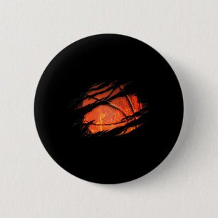 Bysketbyll Team Dunking Fan Women Kids Teens Button