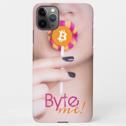 Byte Me Bitcoin iPhone 11 custom case