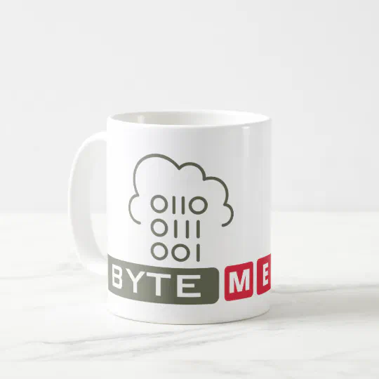 BYTE ME - PROGRAMMING NERD COFFEE MUG