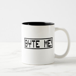 Byte Me Two-Tone Coffee Mug