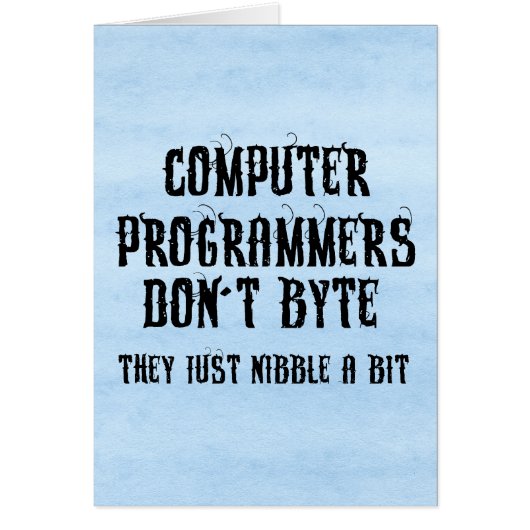 Byting Programmers Cards (Front)
