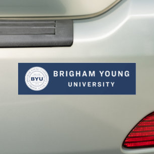 BYU Circle Logo Bumper Sticker