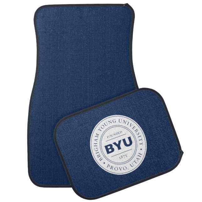 BYU Circle Logo Car Floor Mat (Set)