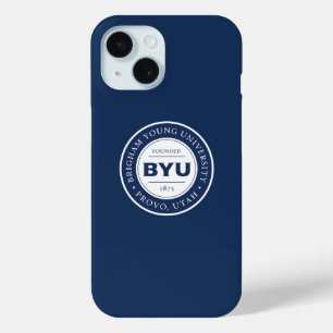 BYU Circle Logo iPhone 15 Case