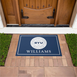 BYU Circle Logo Doormat