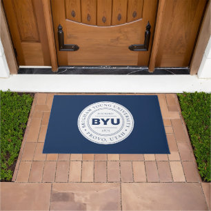 BYU Circle Logo Doormat