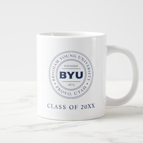 BYU Circle Logo Giant Coffee Mug