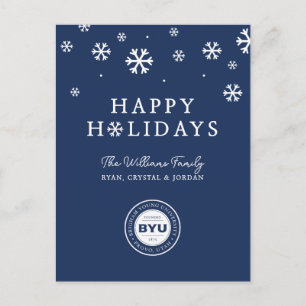 BYU Circle Logo Holiday Postcard