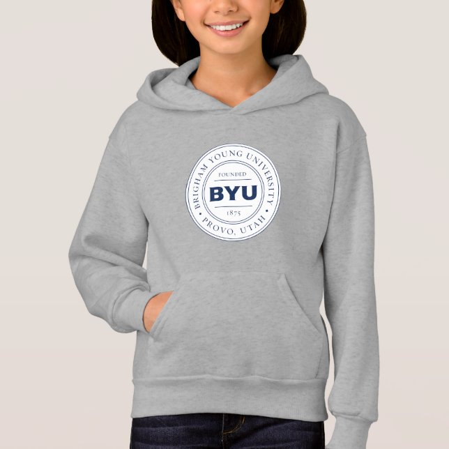 BYU Circle Logo Hoodie (Front)