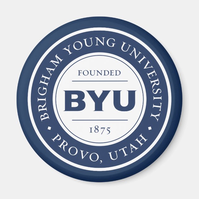 BYU Circle Logo Magnet (Front)