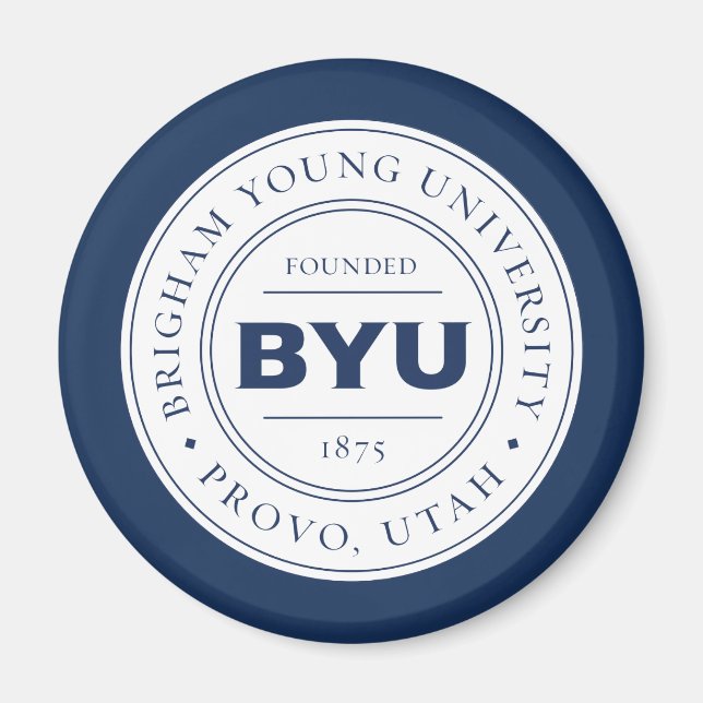 BYU Circle Logo Magnet (Front)