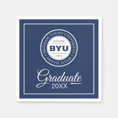 BYU Circle Logo Napkins