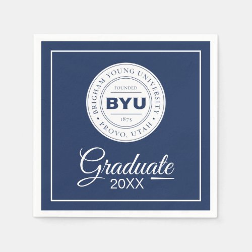 BYU Circle Logo Napkins