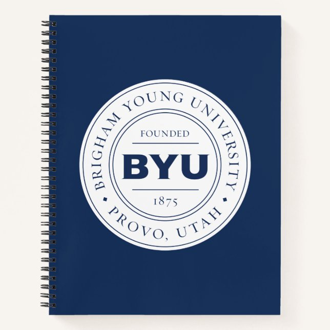 BYU Circle Logo Notebook (Front)
