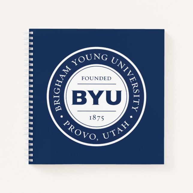 BYU Circle Logo Notebook (Front)