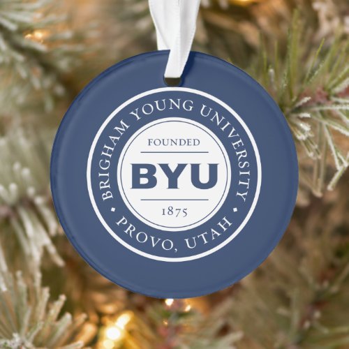 BYU Circle Logo Ornament