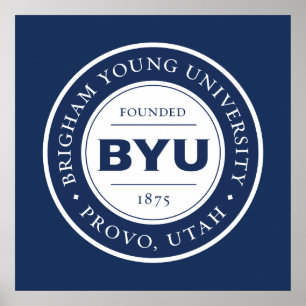 BYU Circle Logo Poster