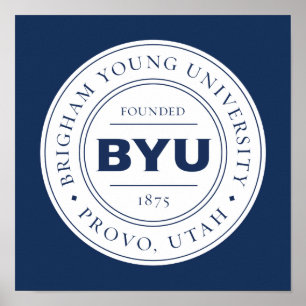 BYU Circle Logo Poster