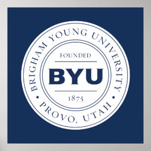 BYU Circle Logo Poster
