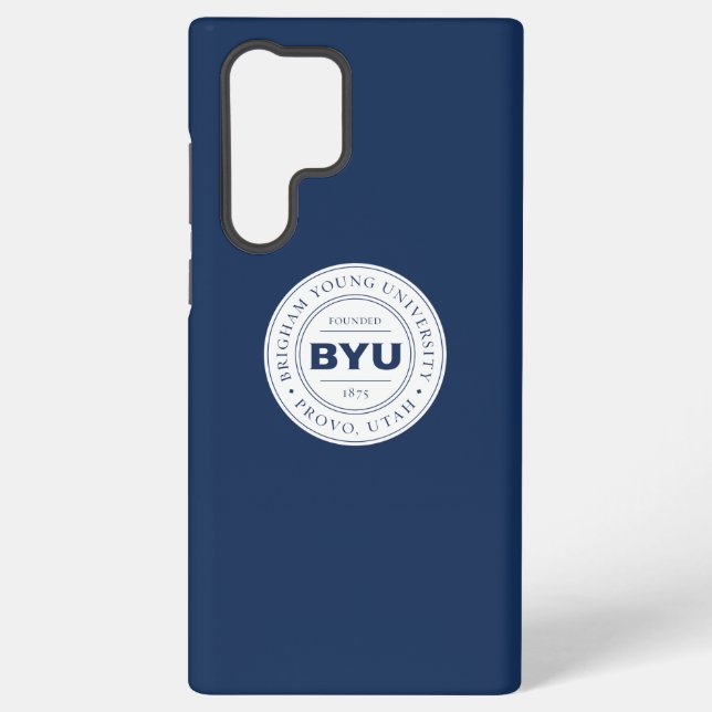 BYU Circle Logo Samsung Galaxy Case (Back)