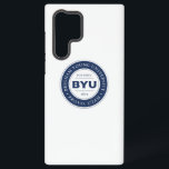 BYU Circle Logo Samsung Galaxy S22 Ultra Case<br><div class="desc">Check out these Brigham Young University designs!  Get all the latest Cougar gear here. All of these Zazzle products are customizable with your class year,  name,  and club. These products make perfect gifts for the BYU student,  alumni,  family,  friend,  or fan in your life. Go Cougs!</div>